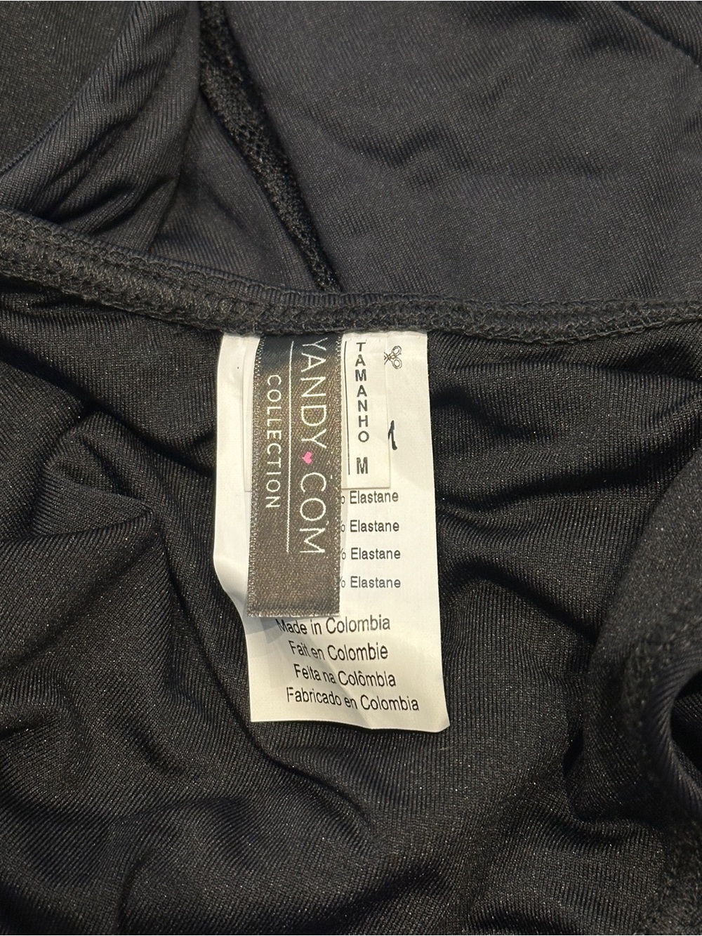 Yandy Black Lingerie Bodysuit Medium FLAWED - Picture 10 of 11